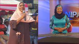 File photos of Citizen TV journalists Mwanahamisi Hamadi.